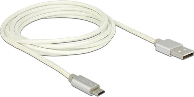 Delock - USB 2.0 A Male naar USB 2.0 Micro Male - 2 m
