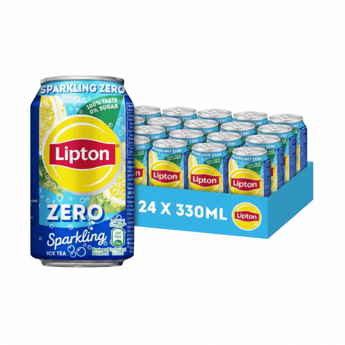 Lipton - Ice Tea Sparkling Zero - 24x 330ml