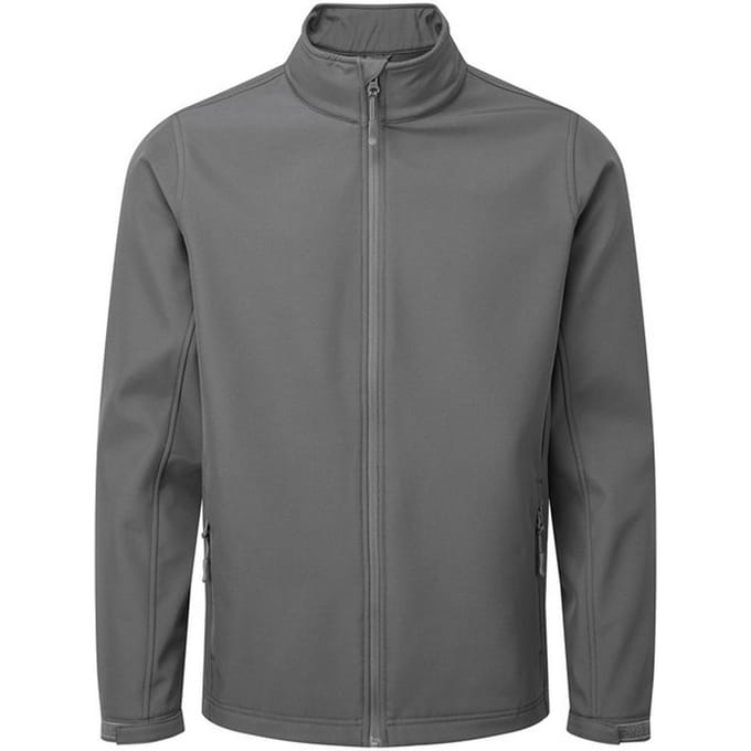 Premier Heren Windchecker Soft Shell Jas (Donkergrijs)