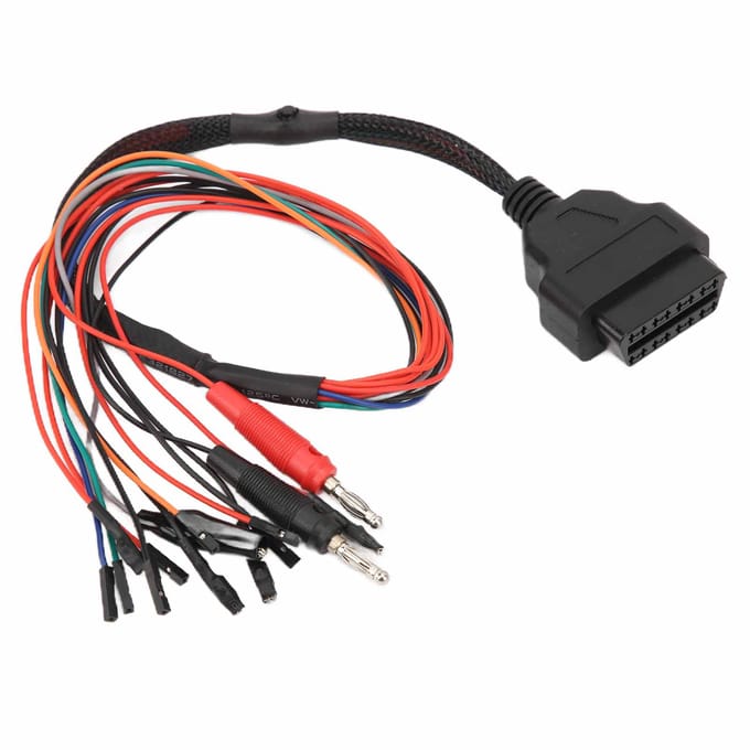 Câble de brochage ECU MPPS V18.12.3.8 Câble de brochage Pièce Auto de Remplacement pour Fiat ME7.9.10 black
