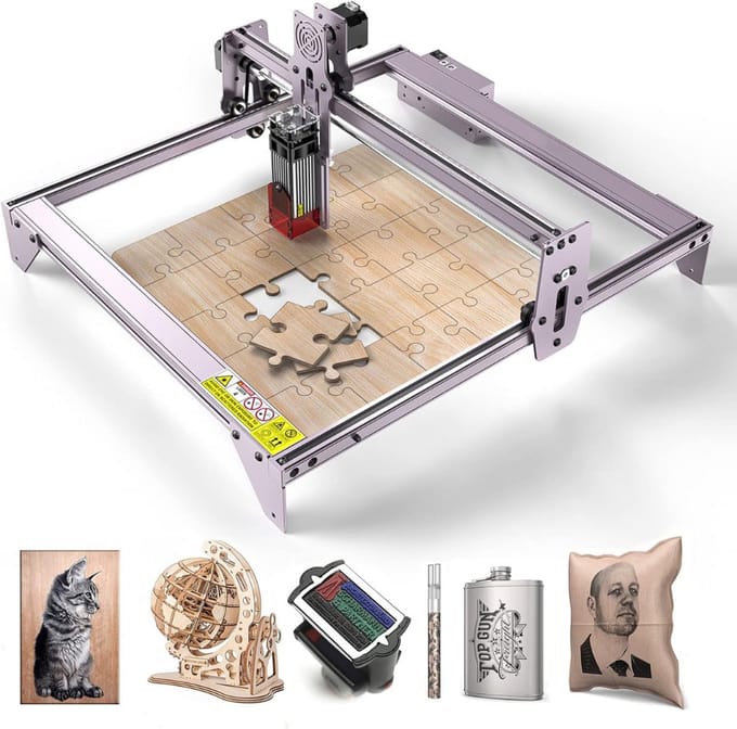 DailySupplies® Laser Graveermachine - Laser Cutter - Engraver - 40W