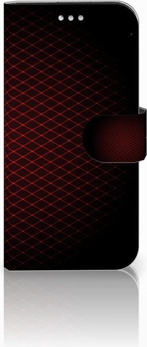 Samsung Galaxy S7 Telefoon Hoesje Geruit Rood