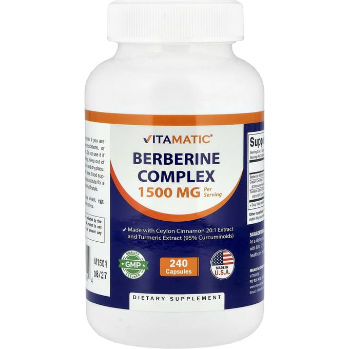 Berberine Complex, 240 Capsules