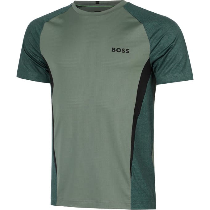 BOSS Matchball T-shirt Heren-olijf