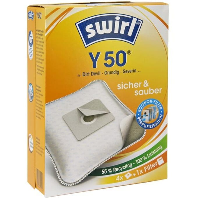 Swirl Y50 AirSpace Stofzuigerzak 4 stuk(s)