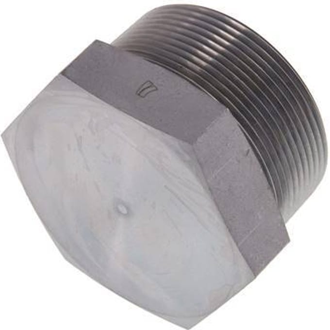 2'' NPT Buitendraad Verzinkt Stalen Plug met Buitenzeskant 70 Bar - FL1-M-EZ-200N-E