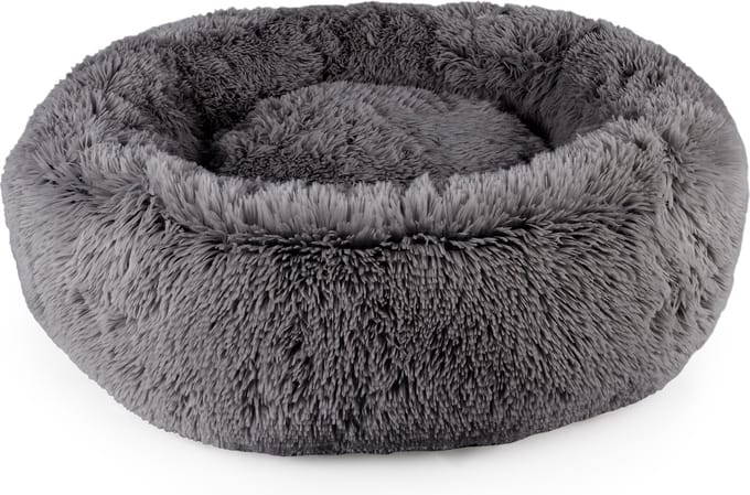 Donut Orthopedische Hondenmand Snuggle Grijs 80cm