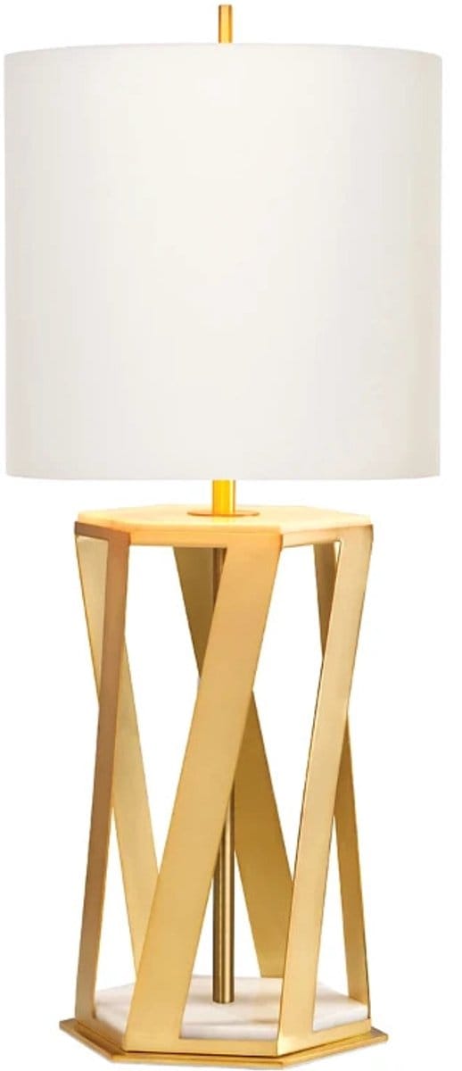 Elstead Lighting LED Tafellamp Apollo | 1X E27 Max 60W | Brushed Brass
