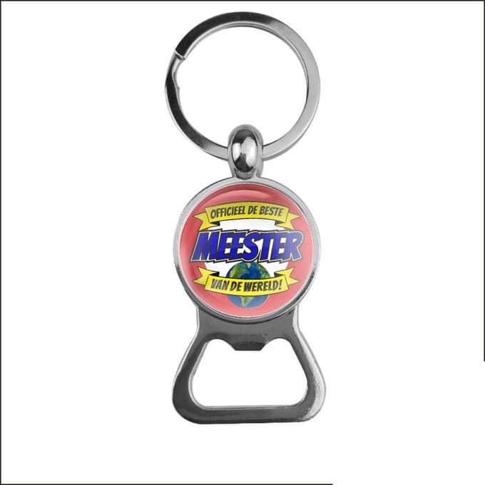 Bieropener Glas - Officieel De Beste Meester Van De Wereld