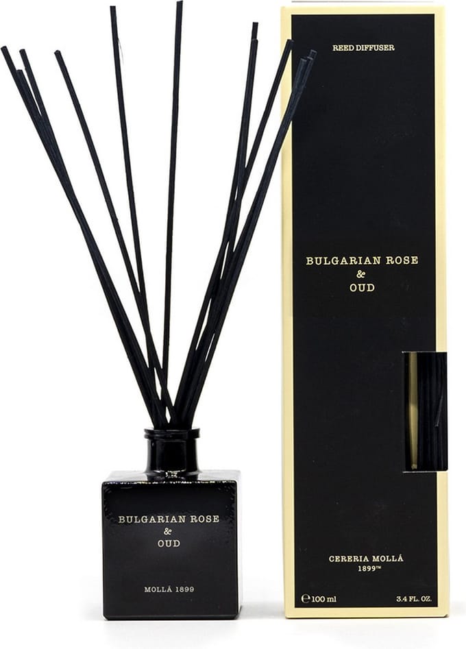 Cereria Mollà 1899 - Bulgarian Rose & Oud - geurstokjes - 100ml.