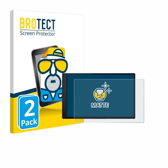 BROTECT - Screenprotector voor Garmin DriveSmart 86 - Folie Beschermfolie matte 2 Stuks