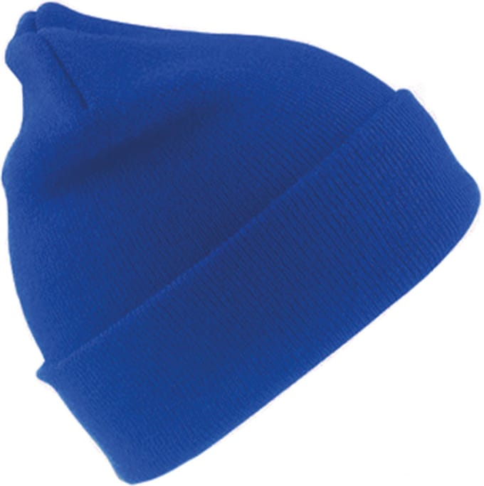 Heren/dames Beanie Wintermuts - blauw - 100% acryl wol - warme mutsen - Dubbel dikke stof