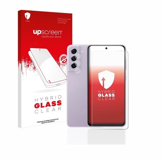 upscreen - Screenprotector voor Samsung Galaxy S21 FE 5G (Voor+Camera) - Folie Beschermfolie Beschermglas transparant