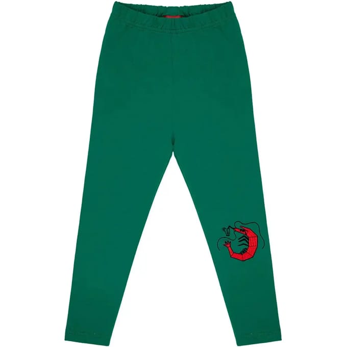 Geborduurde legging kind Raspberry Republic