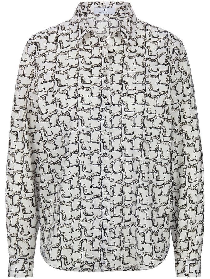 Blouse Van Peter Hahn wit