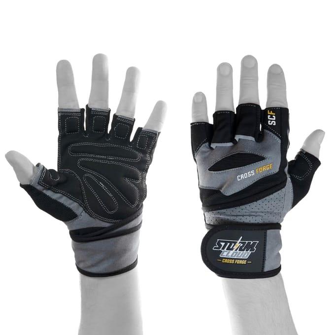 StormCloud FG-2 Serie - Sporthandschoenen - Zwart/Grijs - Verstelbare Polsband