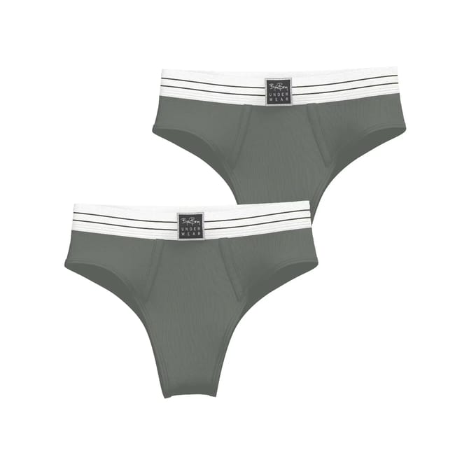 Damesslipjes Björn Borg Original Highwaist Brief (x2)