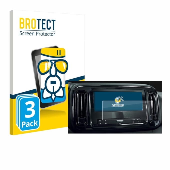 Screenprotector 3 Stuks voor Mercedes-Benz Vito MBUX 10.25" (2022) Beschermglas transparant