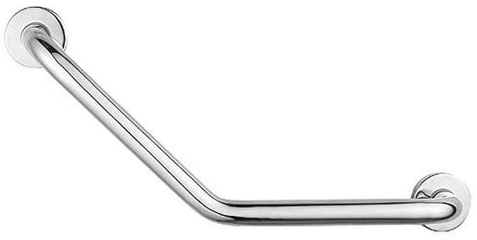Badkamer Handgrepen - Veiligheidsleuning Douche - Verhoog Veiligheid - Antislip RVS - 48 cm Lengte - Zilver