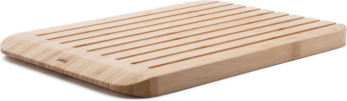 Pebbly - Brood- of Snijplank 34x23,5 cm met Sapgeul - Bamboe - Crème