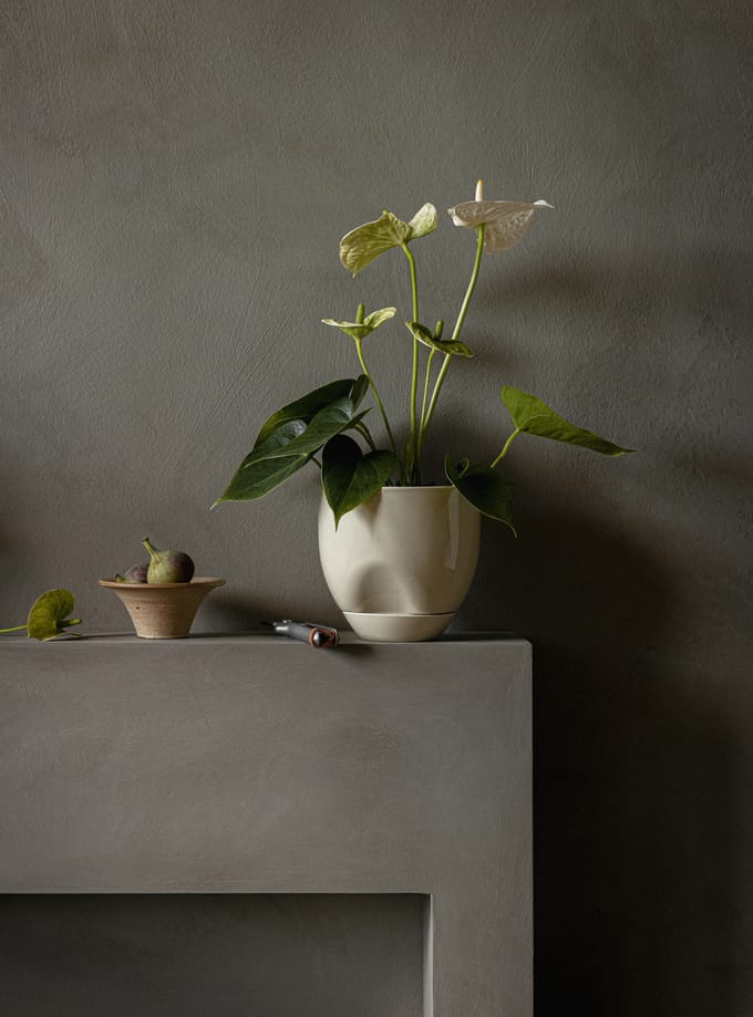 Audo Hydrous Bloempot - essen - Ø 12 cm