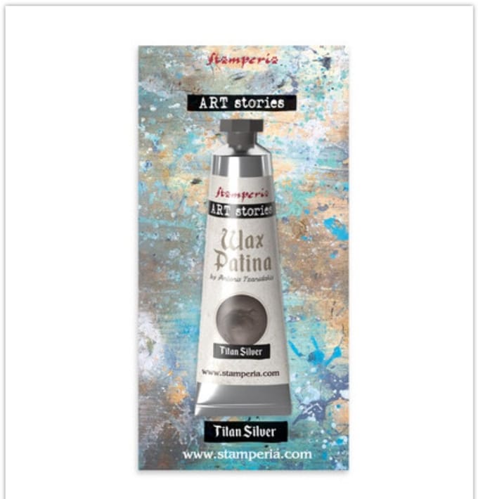Stamperia - Wax Patina 40ml - Titan Silver