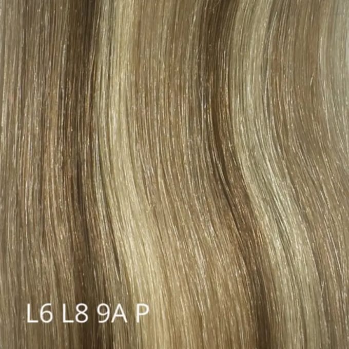 Balmain Genius Backstage Weft Human Hair #6 L8 9A P 55cm
