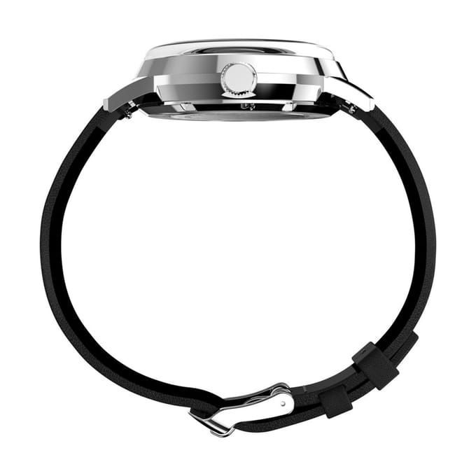 Timex Marlin TW2W93100 Horloge - Leer - Zwart - Ø 40 mm