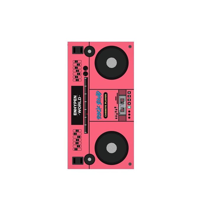 [Précommande] ENHYPEN - [COLLECTION DE CARTES COUPON DU MONDE] ROCK BAND version BASIQUE 1ea pink