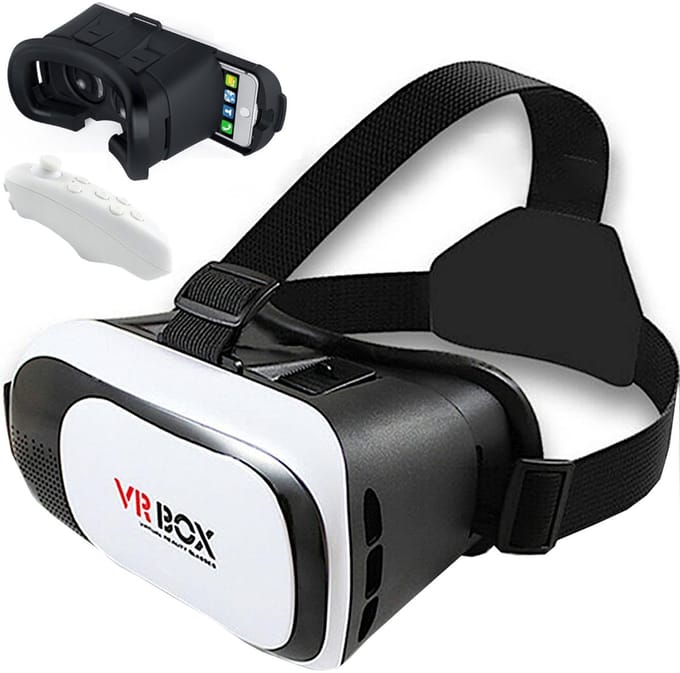 Retoo Virtual Reality Bril voor Smartphones 3.5-6.3 Inch met Bluetooth Remote Control