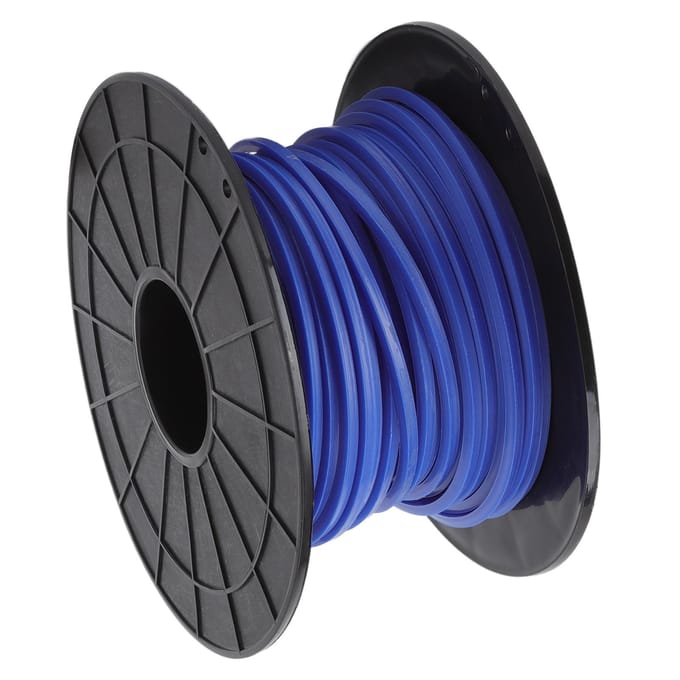 Fil de débroussailleuse Épaisseur 4,0 mm Carré Outil auxiliaire pour tondeuse à gazon Husqvarna 30M Bleu