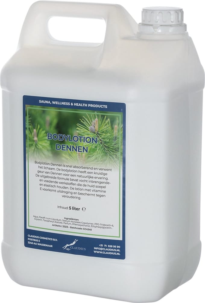 Bodylotion Dennen 5 Liter - navulling