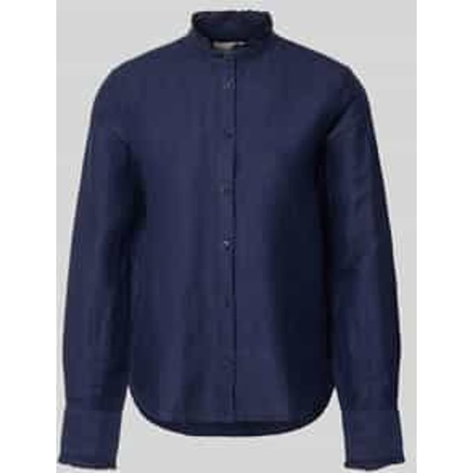 sweatshirt met labelstitching en ronde hals