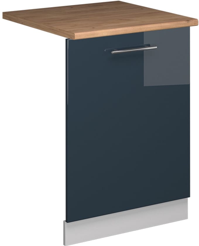 Vicco Fame-Line Vaatwasserfrontpaneel – 60 cm, WB Eik Donkerblauw hoogglans