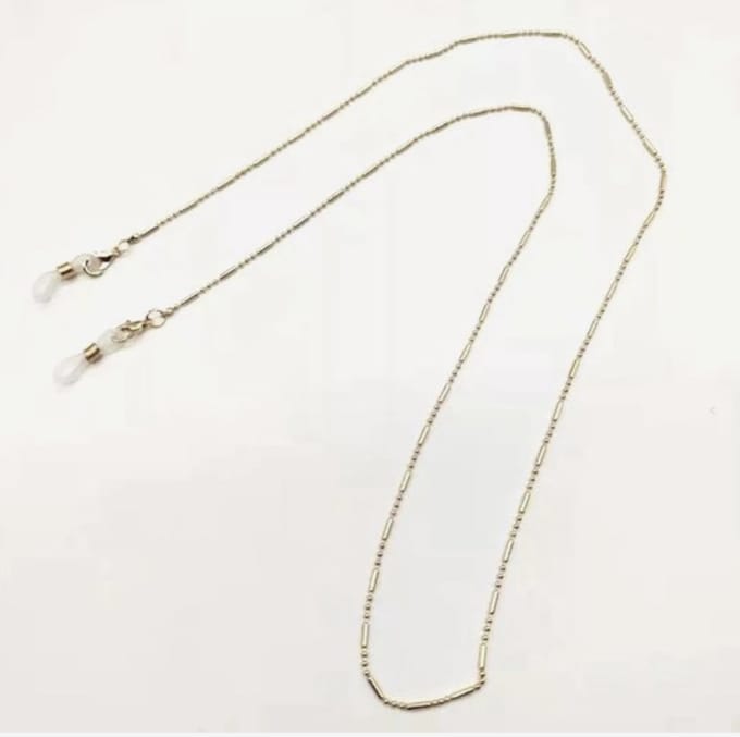 Brilketting - brillenkoord - ketting - bril - goud