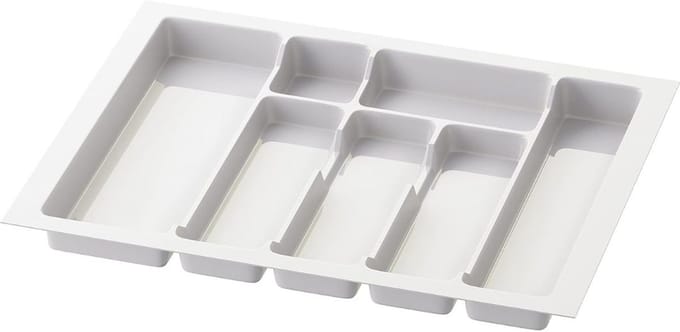 MKSS® Bestekbak 43 Diep - Lade Organizer - Besteklade - Wit