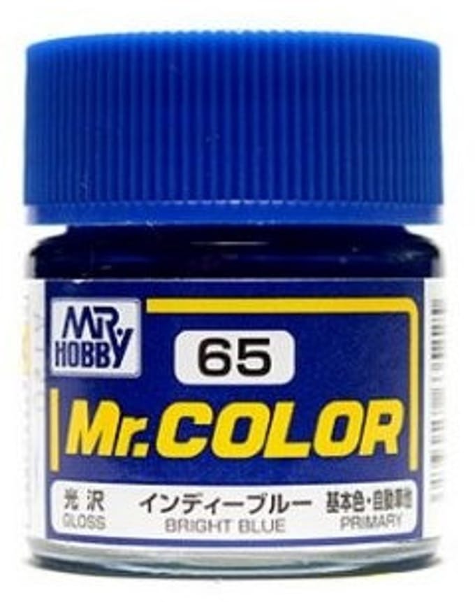 Gunze Mr. Hobby C-065 - Mr. Color 10 ml Bright Blue - Lacquer Modelbouwverf