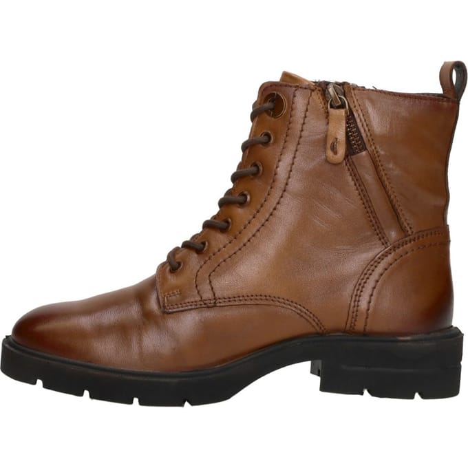 SUB55 Veterschoenen Hoog Veterschoenen Hoog - cognac - Maat 38
