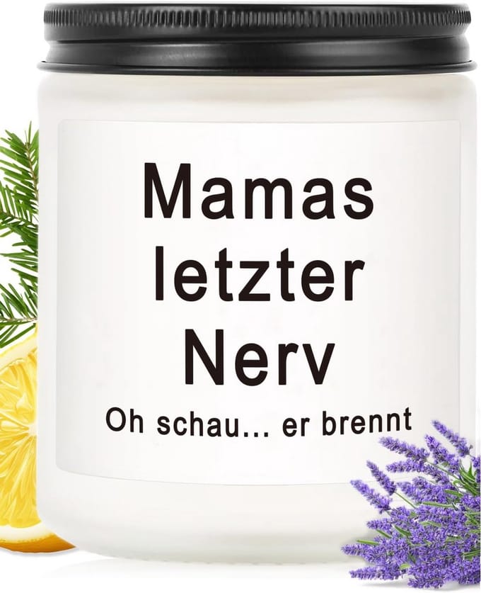 Lavendel Geurkaars - Luxe Cadeau voor Moeder - Verjaardag, Moederdag of Kerst