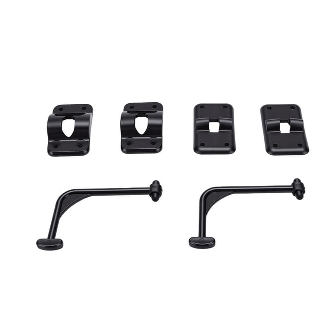 Camper Toegangsdeurhouder Zwart Plastic 6 Inch 90 Graden Camper Deurvanger Sluiting Houder voor Campers