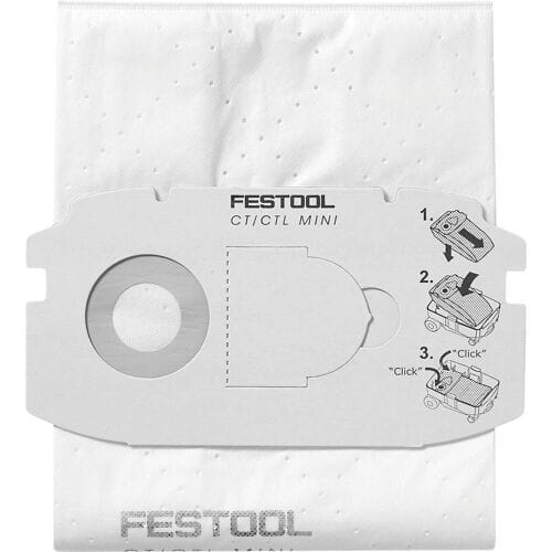 Festool 5x SELFCLEAN Filterzak SC FIS-CT MINI - 498410