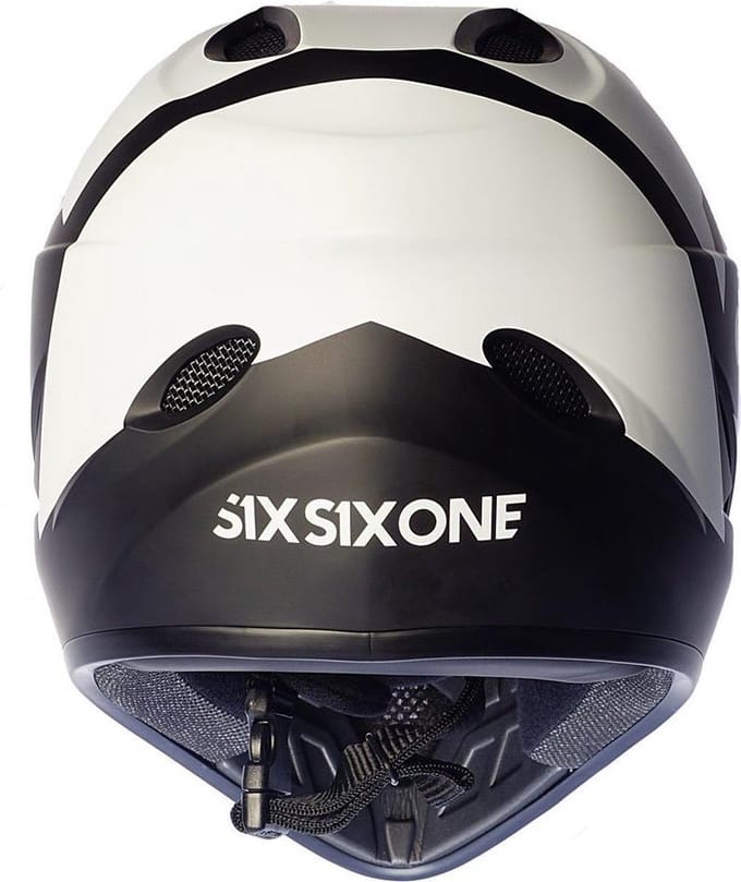 SixSixOne Comp Full Face Helm, white Hoofdomtrek XL | 60-62cm