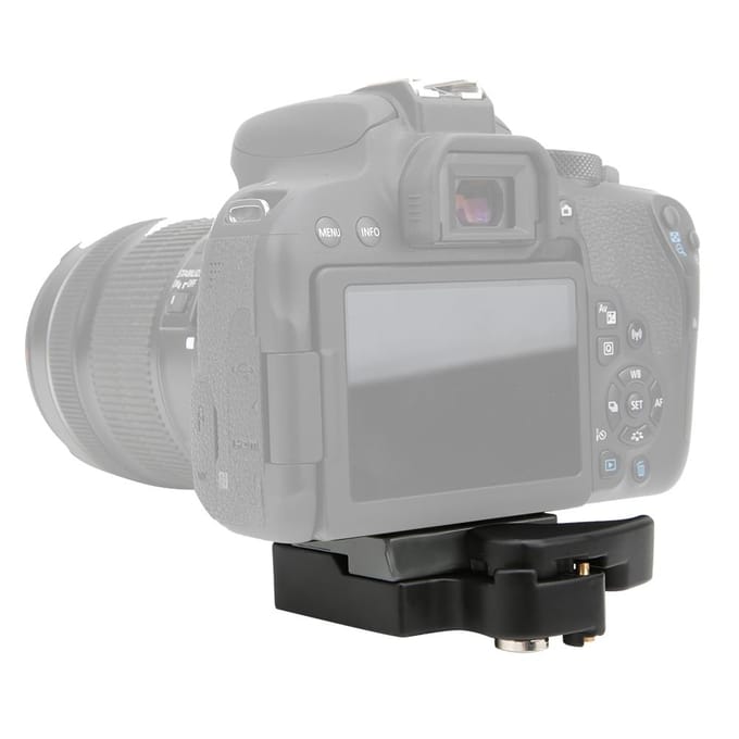 Kogelkop Snelkoppelingsplaat Klem Adapter Stabilisatorplaten voor Manfrotto 200PL-14 gray