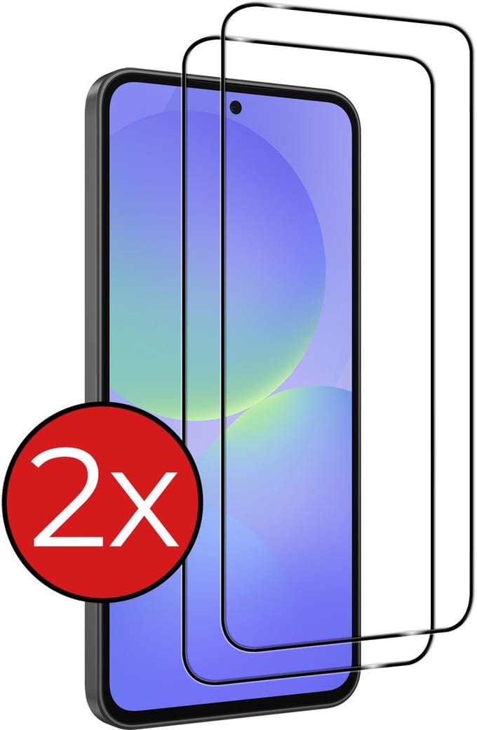 Screenprotector - 2 Stuks - Geschikt voor Samsung Galaxy A36 - Full Cover - Beschermglas - Gehard Glas - Tempered Glass - Screen Protector