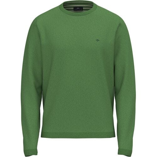 Fynch-Hatton Trui O-Neck Light Air Cotton Avocado / male
