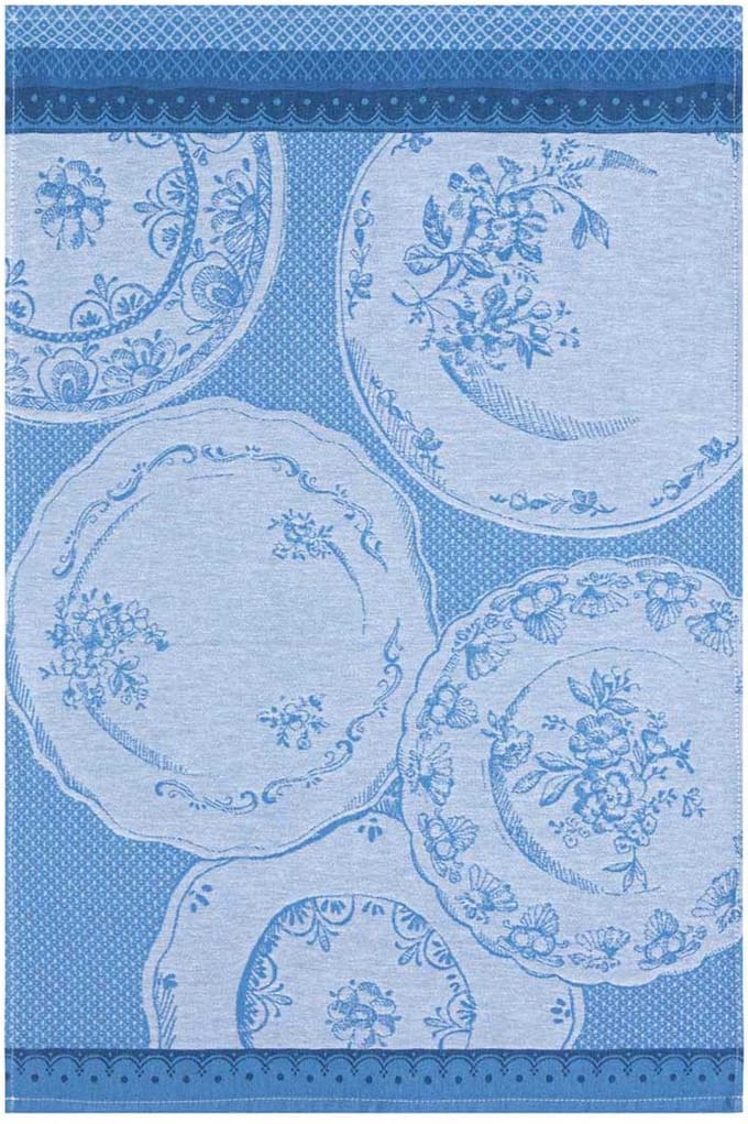 Coucke - ASSIETTES ANCIENNES - Theedoek van katoenen jacquard