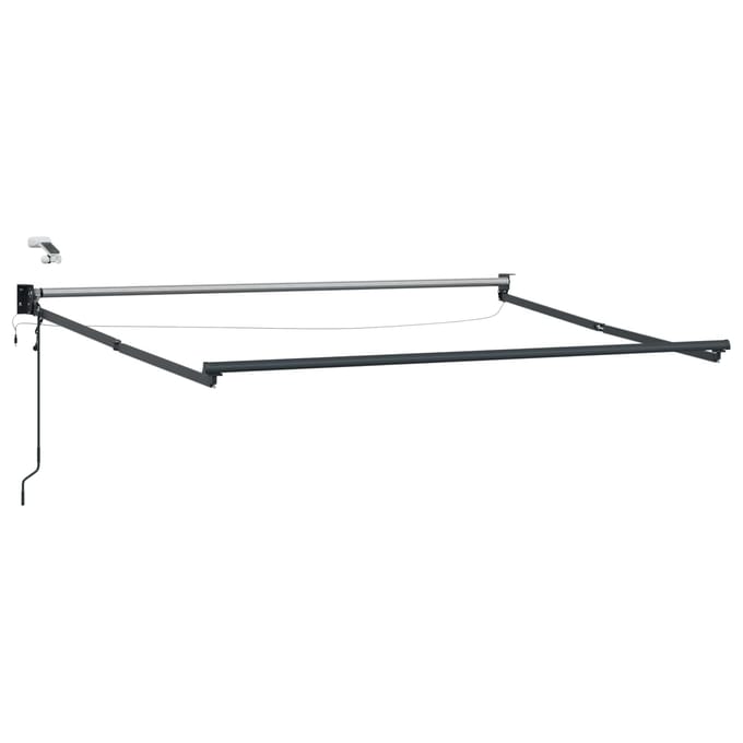 vidaXL - Elektrisch - Uitschuifbare - Zonneluifel - Crème - 3,5 - x - 2,5 - m