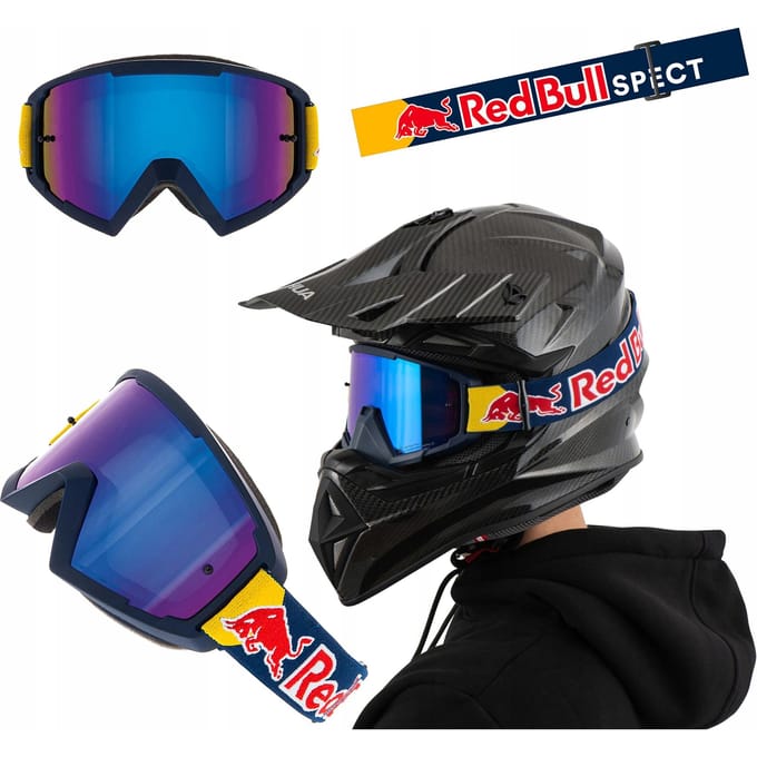 Motorbril Red Bull Cross Enduro Quad UV-bescherming Spect Whip
