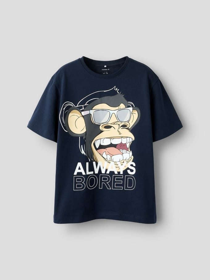NAME IT - NKMFADDY BOD SS NREG TOP BOX SKY - Jongens - T-shirts