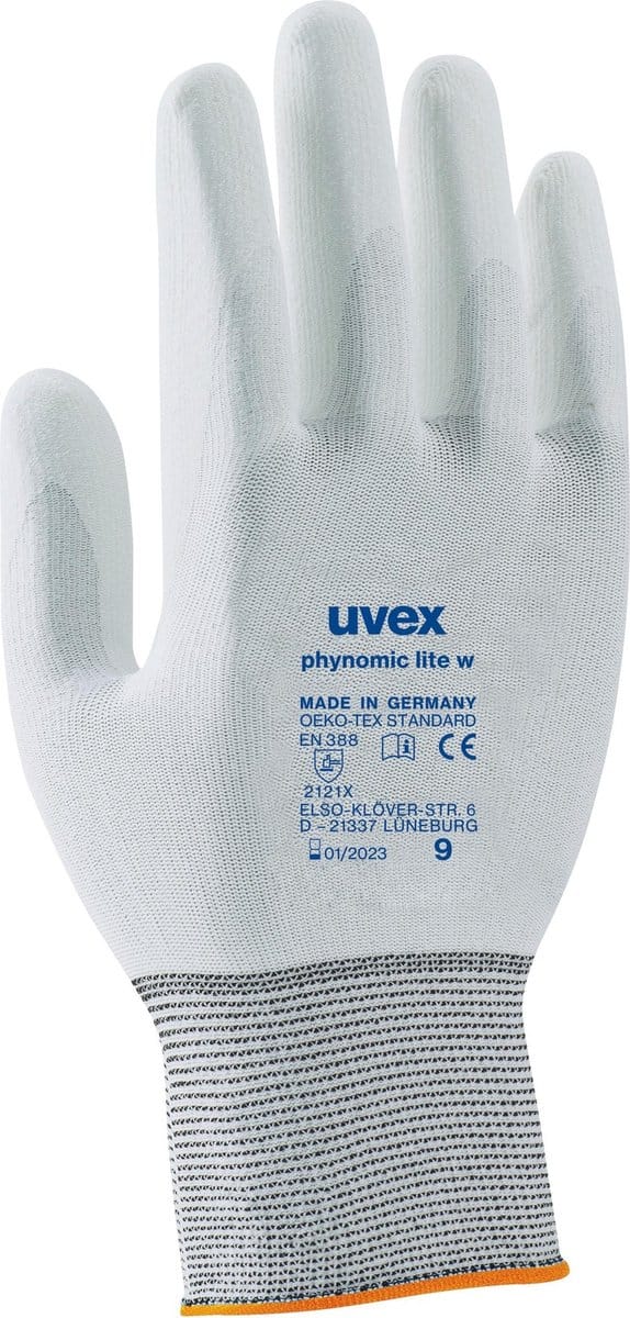 uvex phynomic lite w 6004110 Werkhandschoen Maat (handschoen): 10 EN 388 1 paar